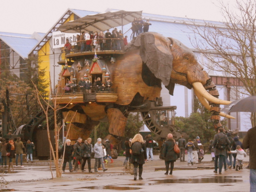 Nantes, "les machines de l'Ile", 15 km