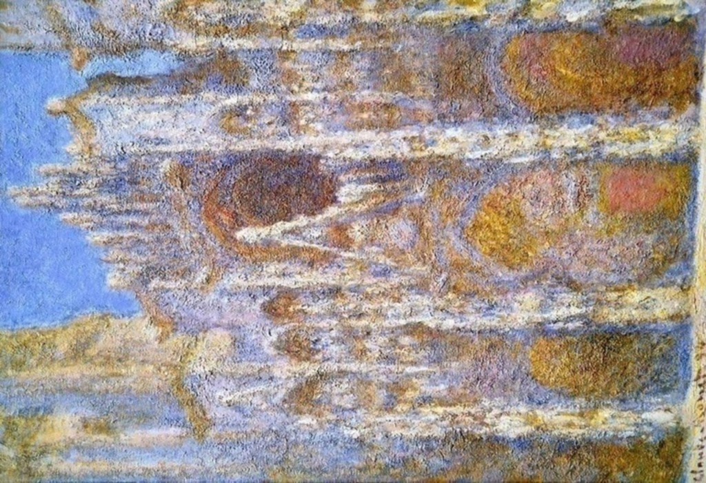 "La cathédrale de Rouen, effet de soleil", peinte par Monet (1893)