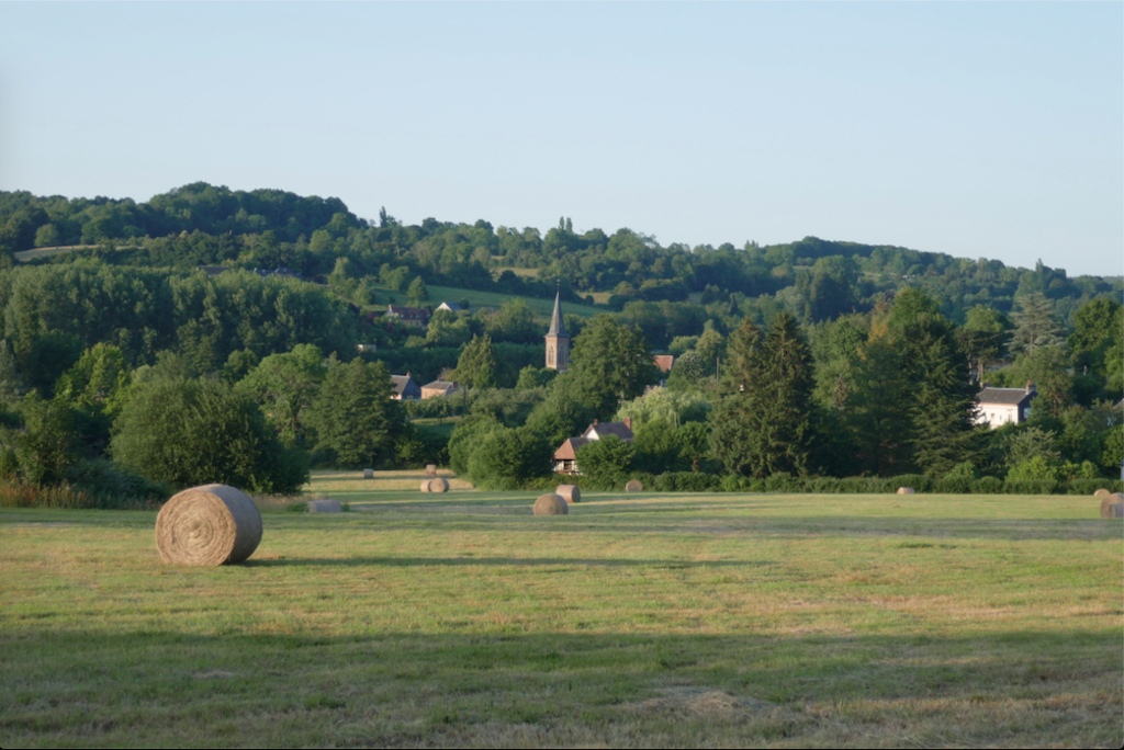 Les foins à Hermival (après)