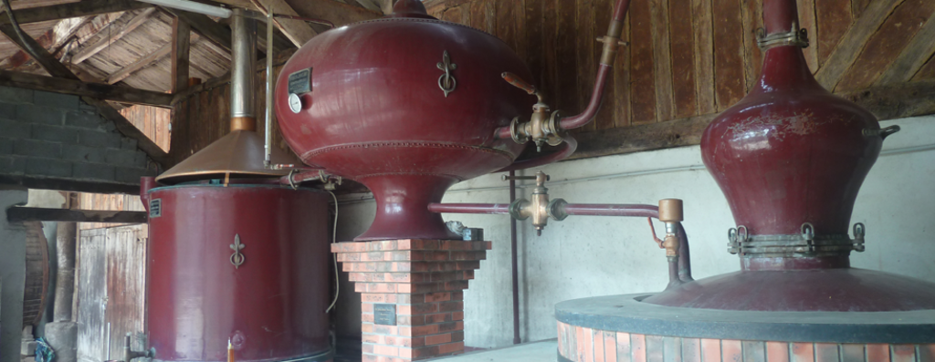 Alambic double distillation du Manoir de Grandouet (Cambremer, pays d'Auge)