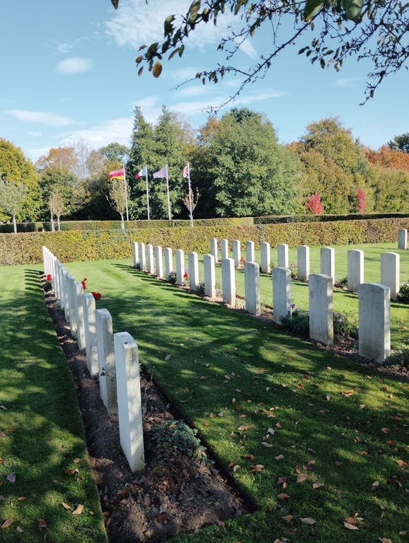 Cimetière militaire britannique (british war cemetery) à Saint-Désir/Lisieux