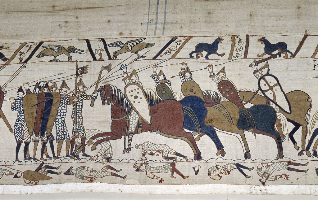 La Tapisserie de Bayeux : la bataille d'Hastings (1066) perdue par l'Angleterre