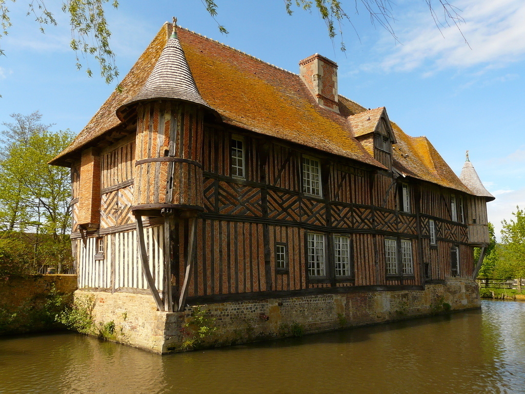 Manoir de Coupesarte à Saint-Julien-le-Faucon (architecture typique de la région de Lisieux)