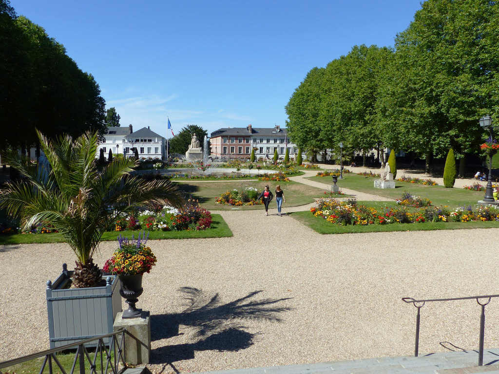 Lisieux : le jardin de l'évêché (photo Jen & Dirk)