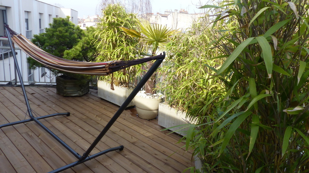 Hammock in northern terrace