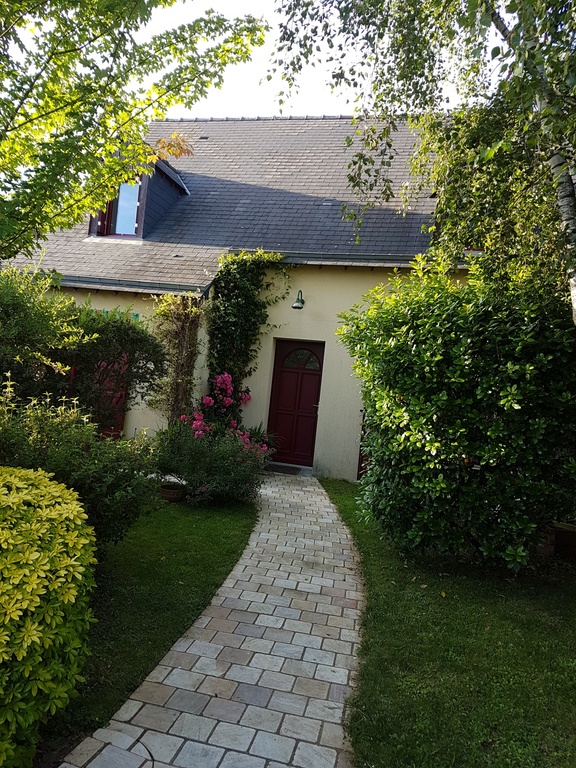 The house main entrance.