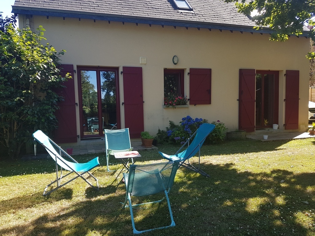 View of the house from the back garden.