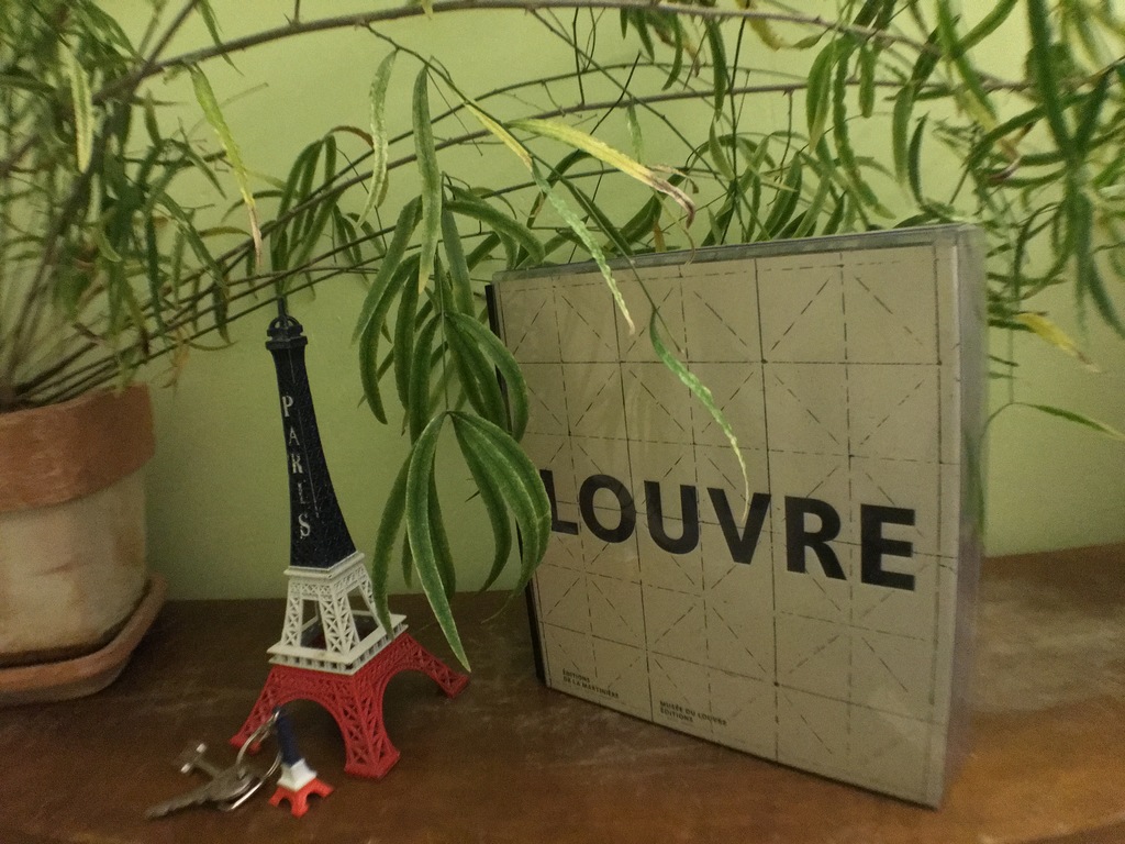 Piano place detail - many books about Paris