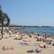 Cannes - Plage publique/Public beach - La Croisette