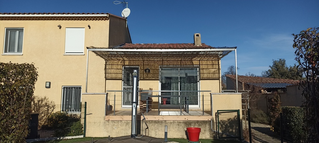 Terrace in the shade
