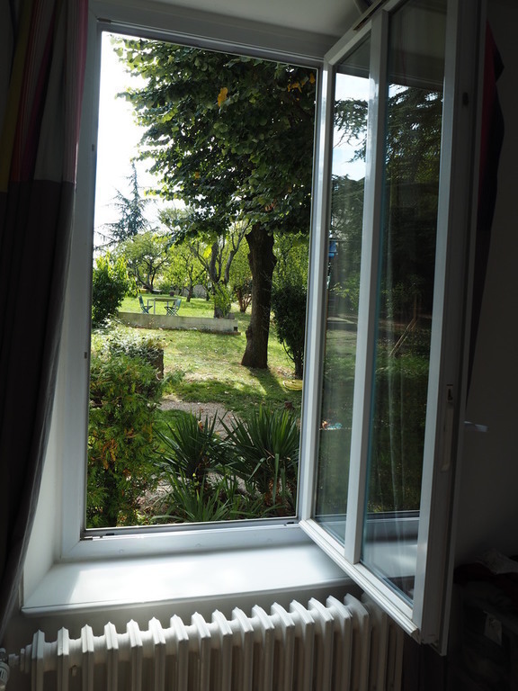 view from parents' bedroom window