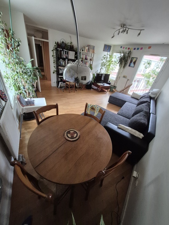 The living room 