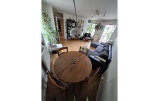 The living room 