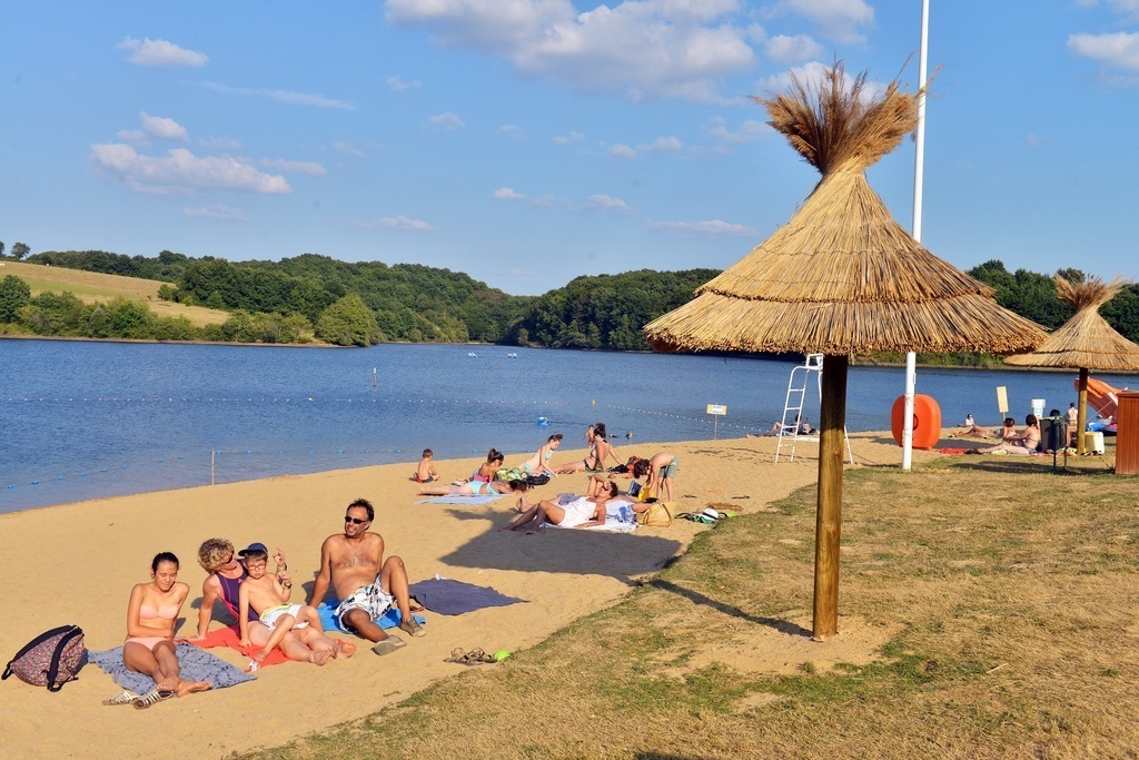 Bourges' beach (Auron Lake)