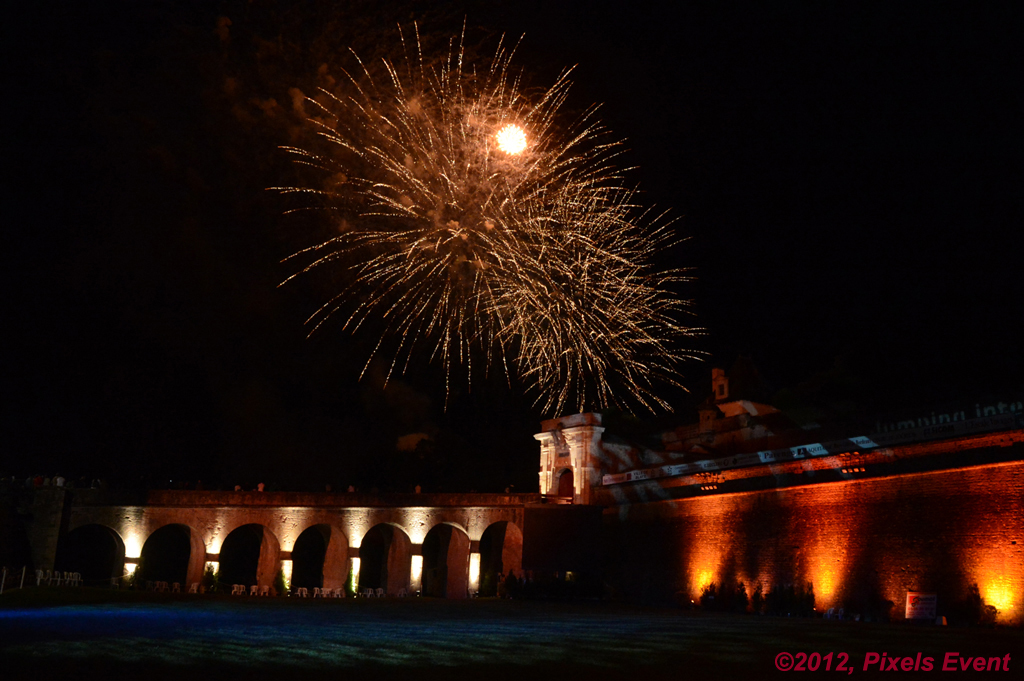 Firework in Citadel of Blaye (July 14th)