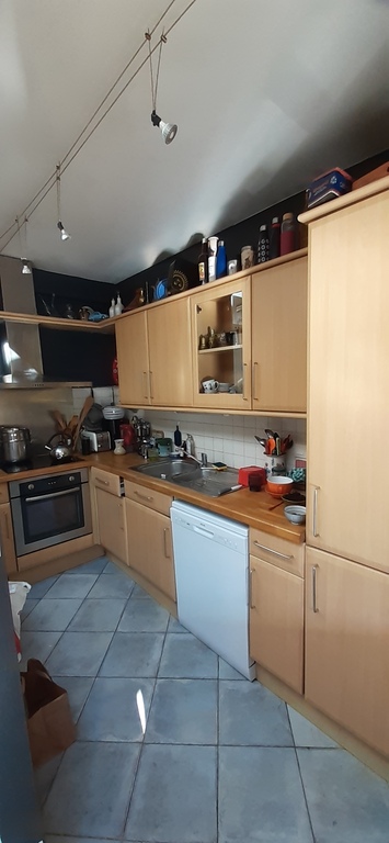 the open kitchen 