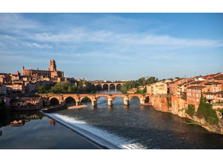 ther river Tarn and the old Albi city, a few minutes walking from our house
