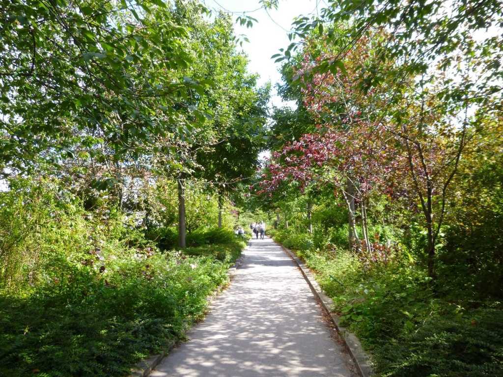 our high line, 10' walk away