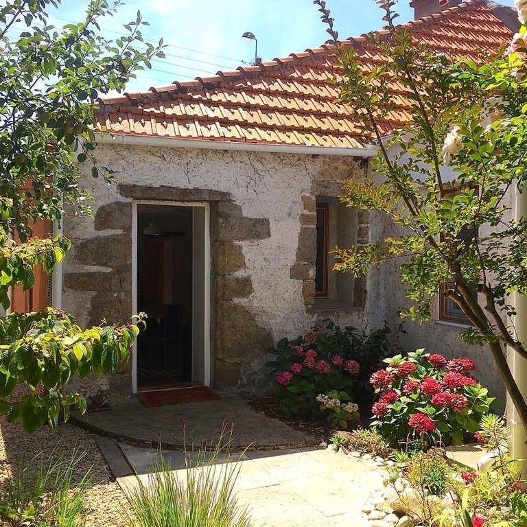 Living room door from the garden