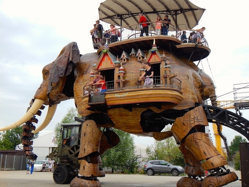 "Les Machines" de Nantes are now well-known (Nantes: a 1hr drive)