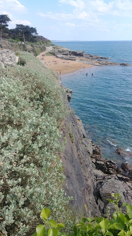 Une des 14 plages de Pornic
