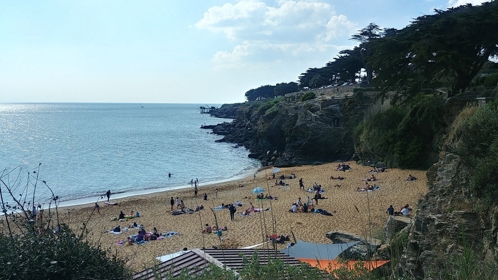 Une des 14 plages de Pornic