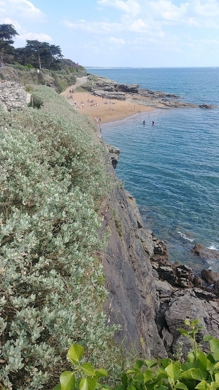 Une des 14 plages de Pornic