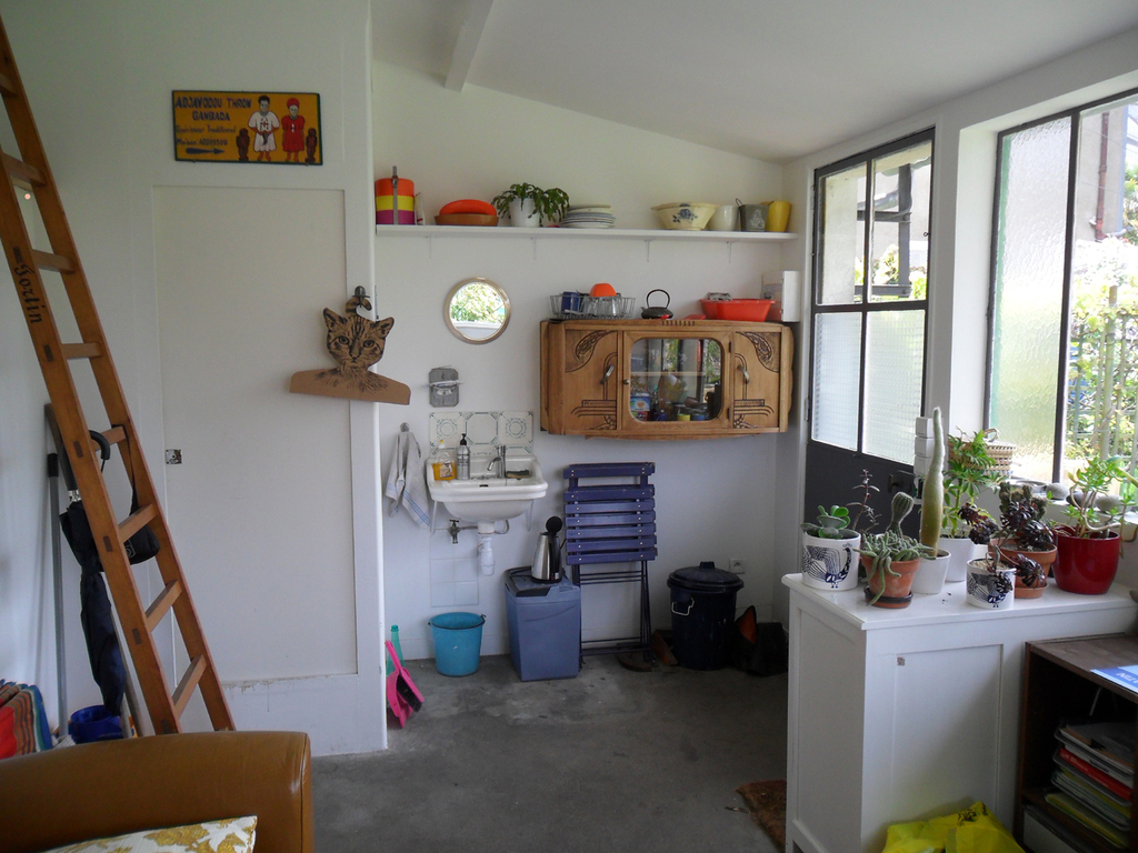 inside the shed
