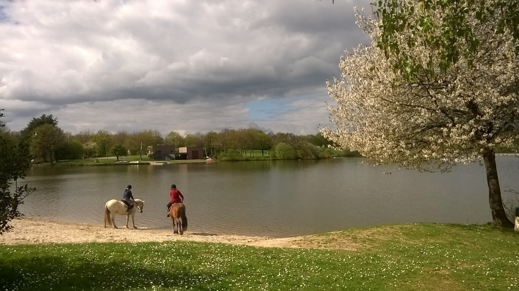 Aumée's Lake 8km from our house you can swimm here and sail...