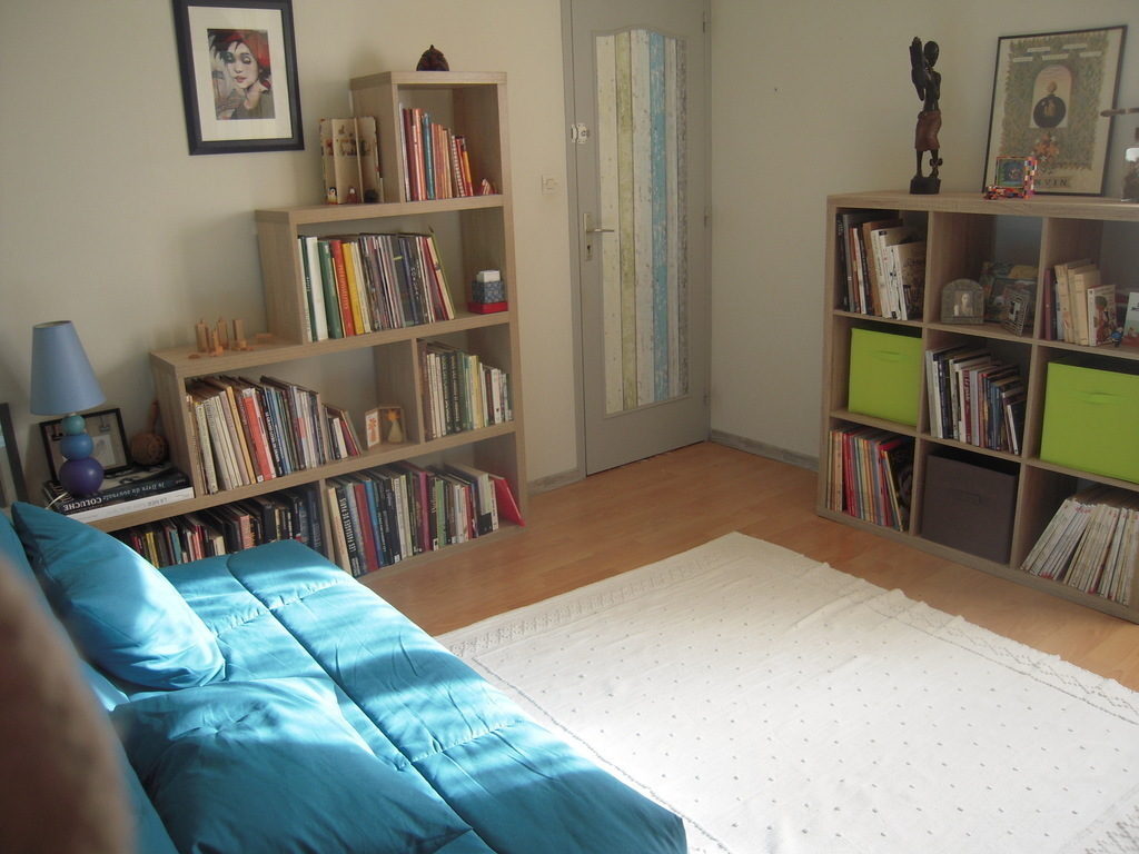 a studio with a very comfortable BZ with a matress of 15 cm