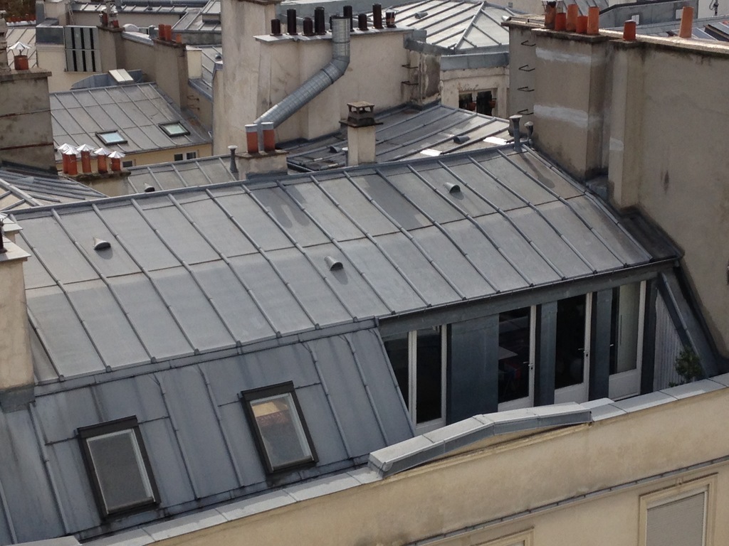 The flat from above with the terrace
