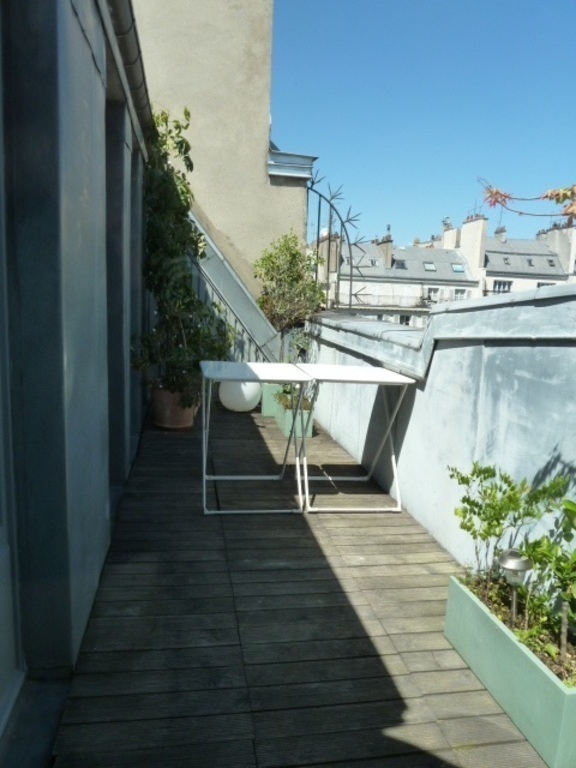 The terrace