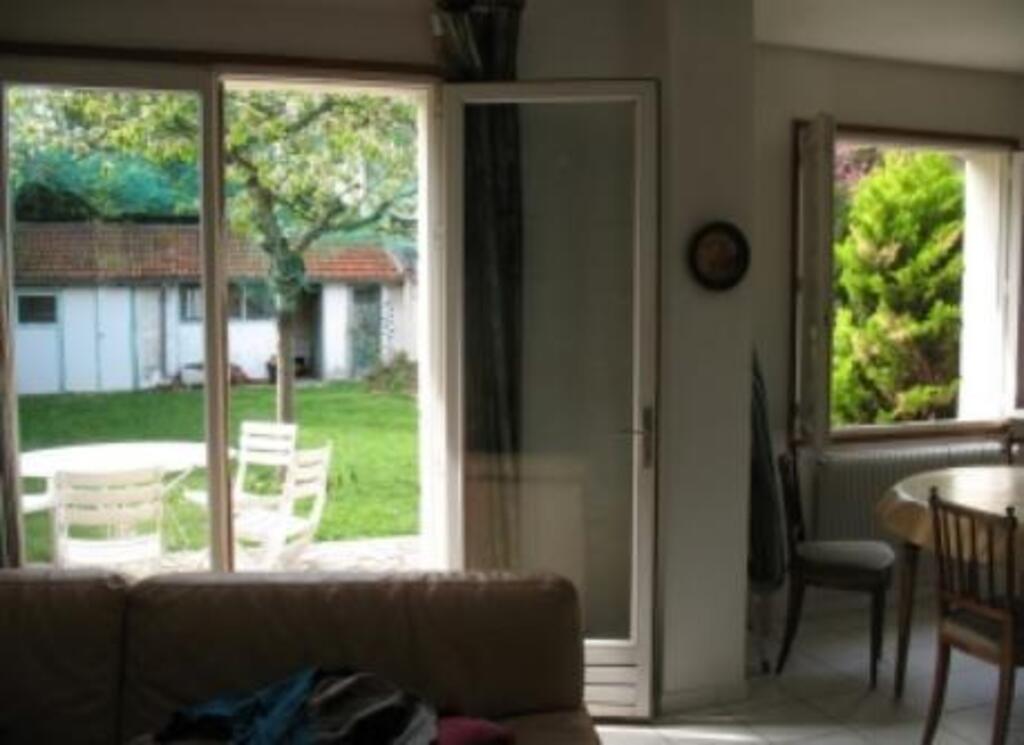 Garden seen from inside the house