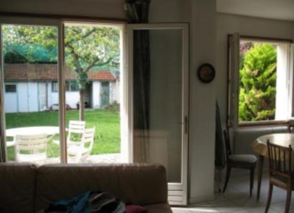 Garden seen from inside the house