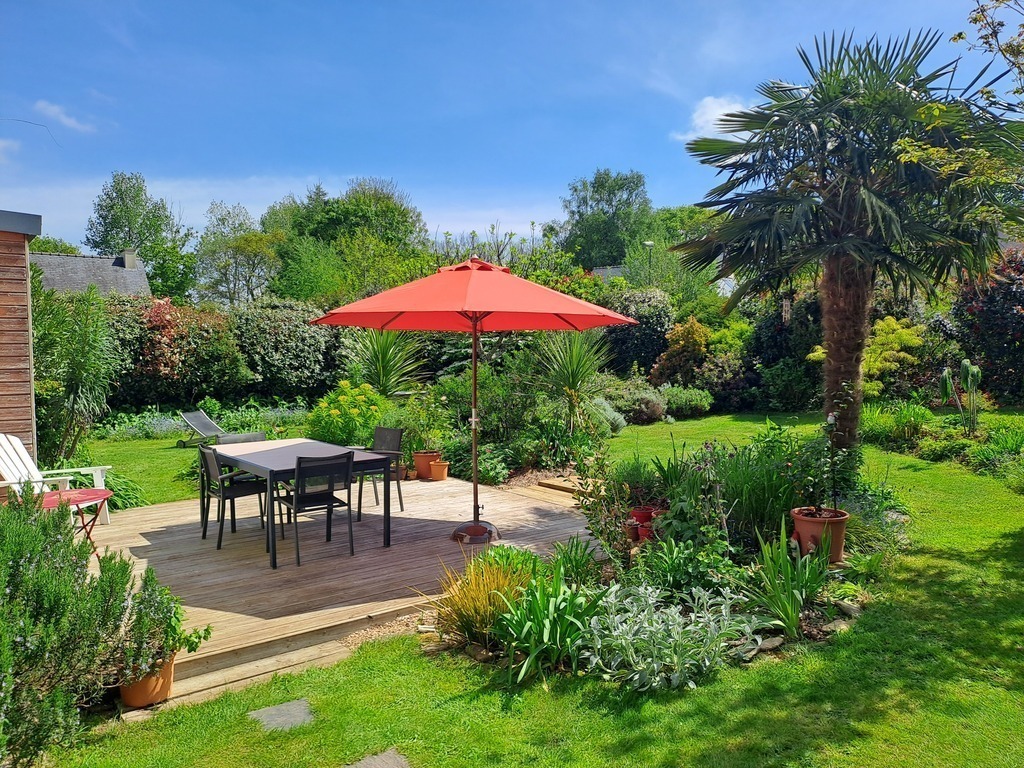 The terrace and the garden