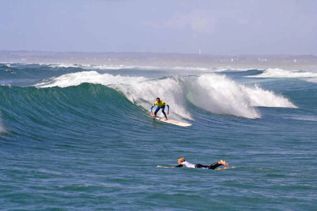 La pointe de la Torche is one of the main surf spots in France (and Europe) 