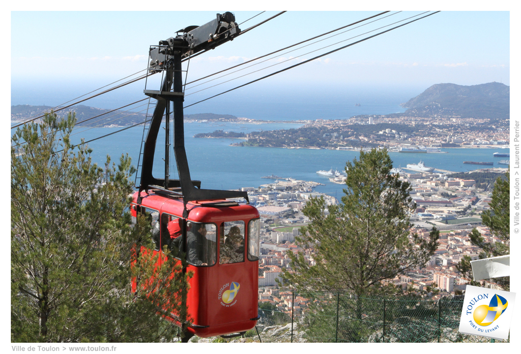 Cote d'Azur Flat, Mont Faron cable car