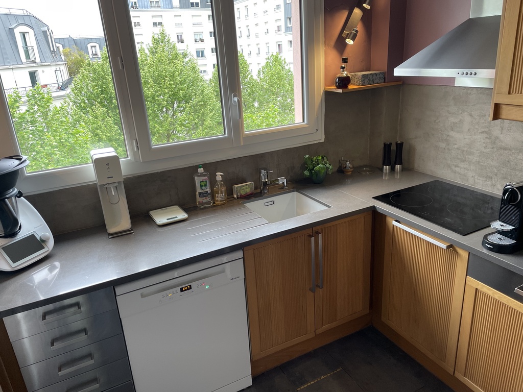 Kitchen (sink, induction cook top)