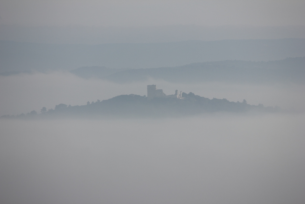 View of the plateau des Monts de vaucluse from our house