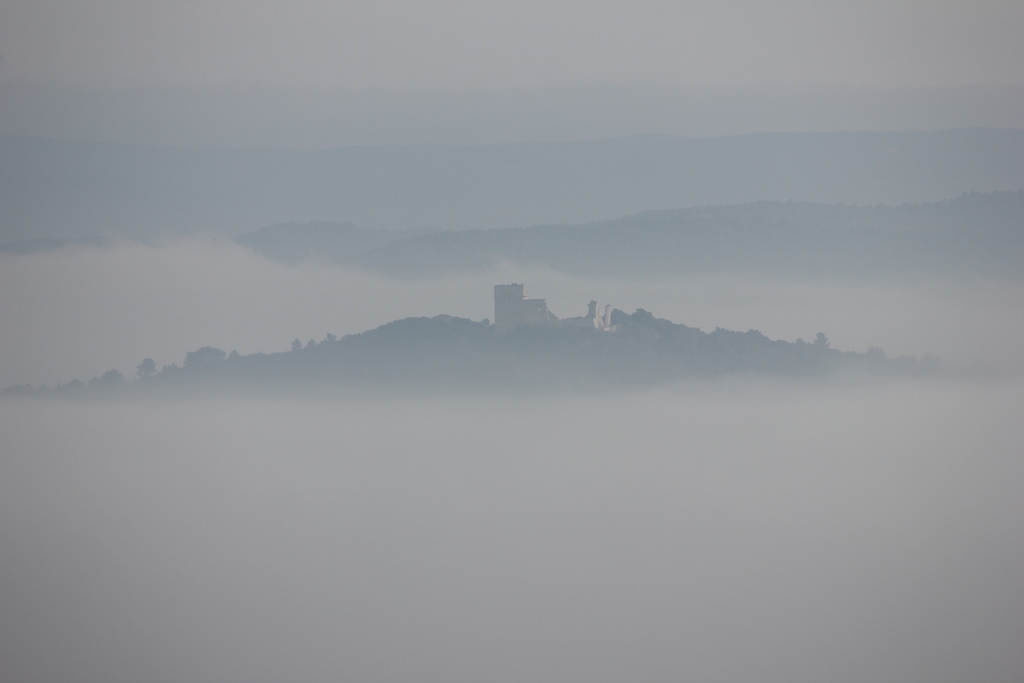 View of the plateau des Monts de vaucluse from our house
