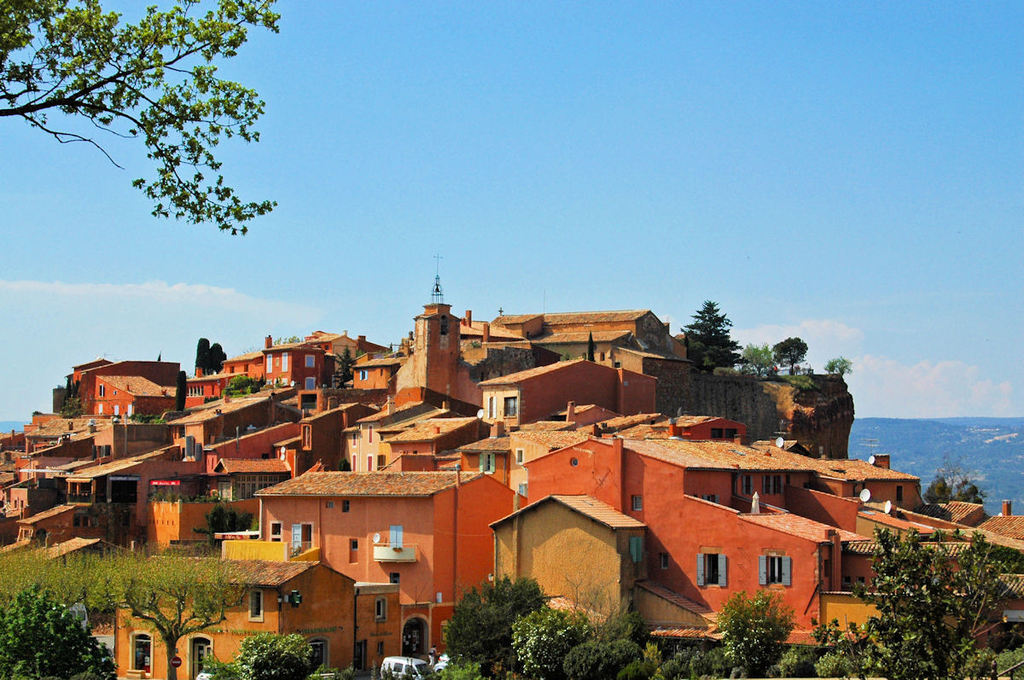 Roussillon with its ochre quarries