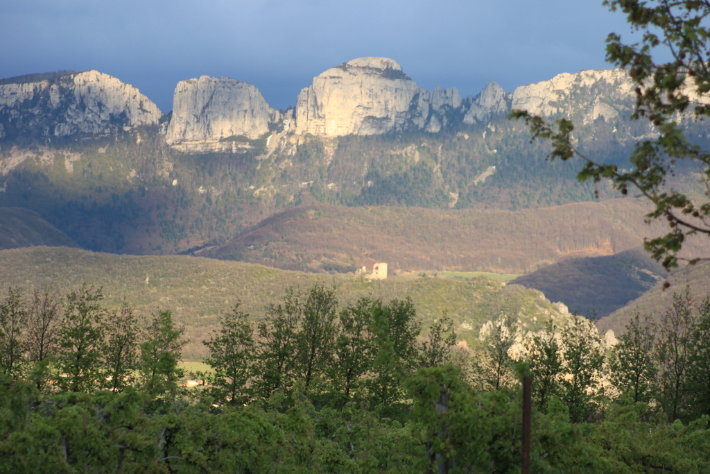 vue de la maison sur le Vercors 