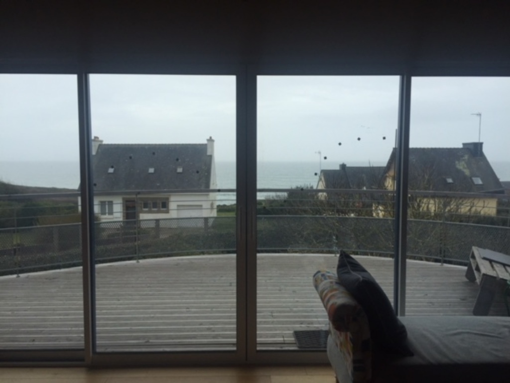 La terrasse vue de la salle