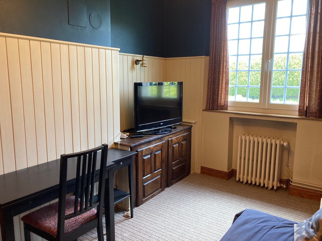 The desk, and TV spot