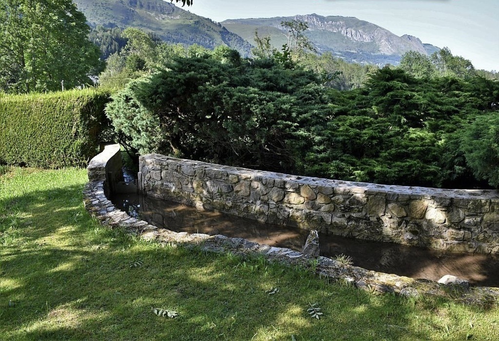 on the top of the garden