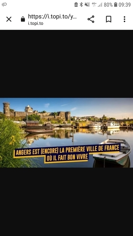 Angers is still the first city in France where it is good to live