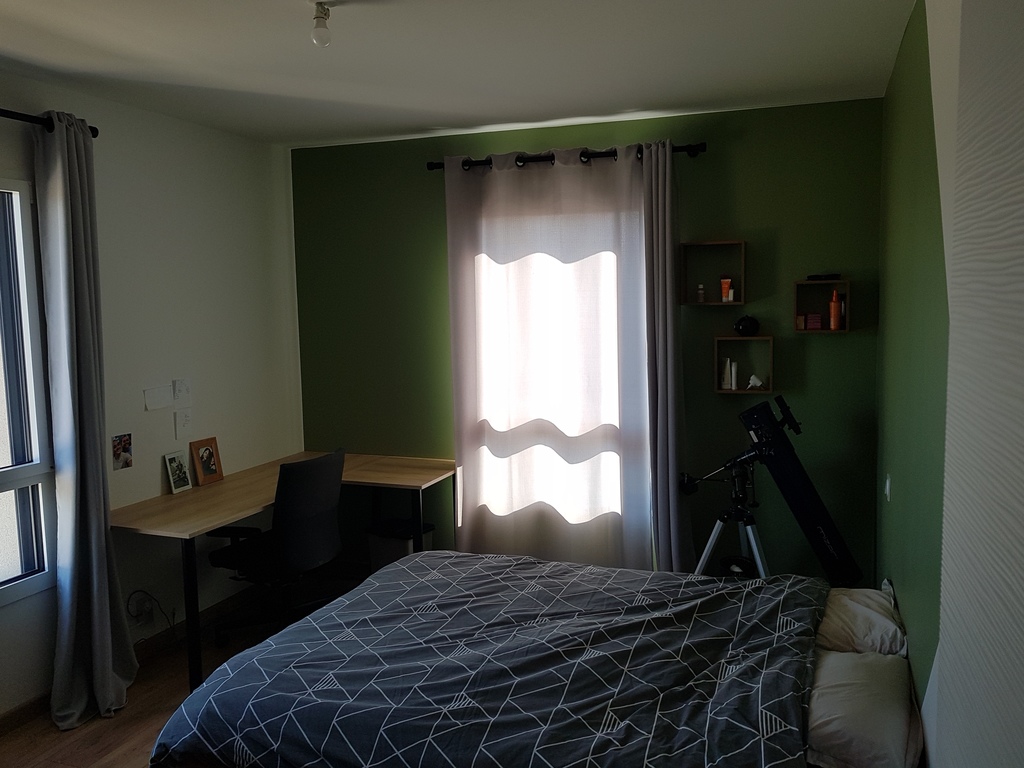 One of the 4 bedrooms on the first floor