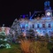 Christmas lights on the town hall