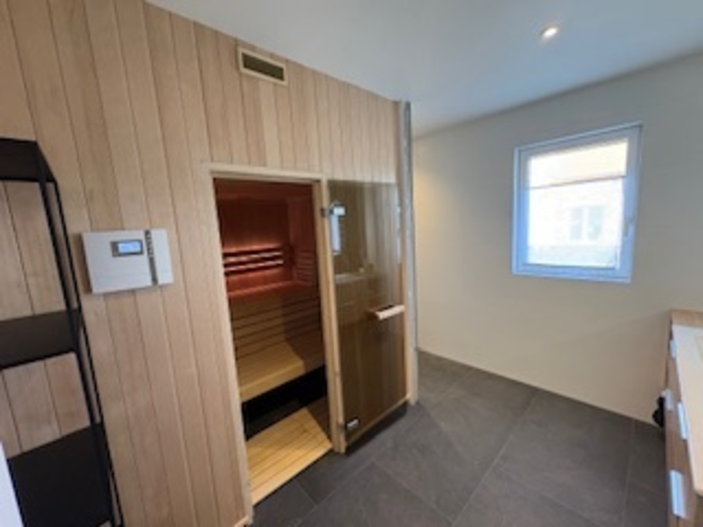 The sauna, at the 1st floor