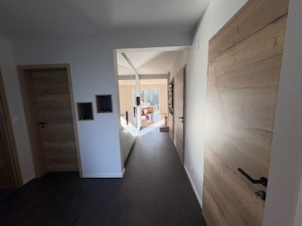 The entrance of the house.